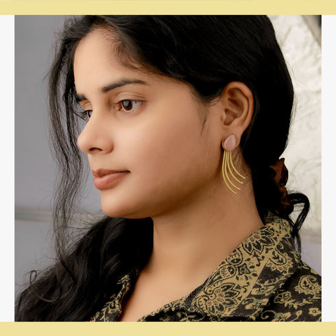 Antique Pink Brass - The Earth Store - Fashion Accessories